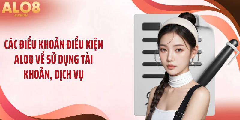 Các điều khoản điều kiện ALO8 về sử dụng tài khoản, dịch vụ